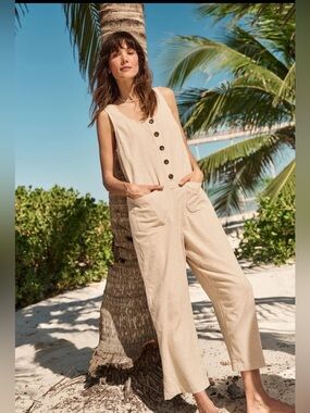 Marine Layer Sydney Beach Jumpsuit Women’s Size S